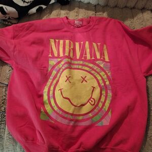 Altar'd State Red Nirvana Sweatshirt